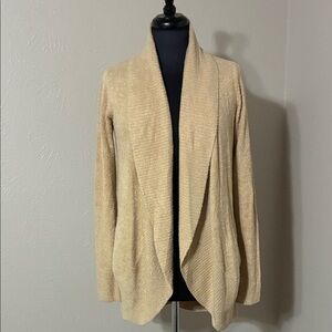 Barefoot Dreams NWT Tan Open Front Cardigan